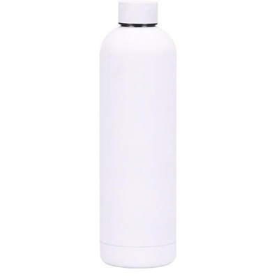 زجاجة مياة ستانلس ستيل - 500 مل - أبيض