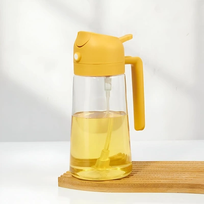 زجاجة وبخاخ للزيت 2*1 - 470 مل - برتقالي