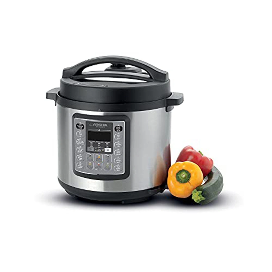 حلة ضغط رقمي أرشيا  - 6 لتر - EP118-2372 - أسود