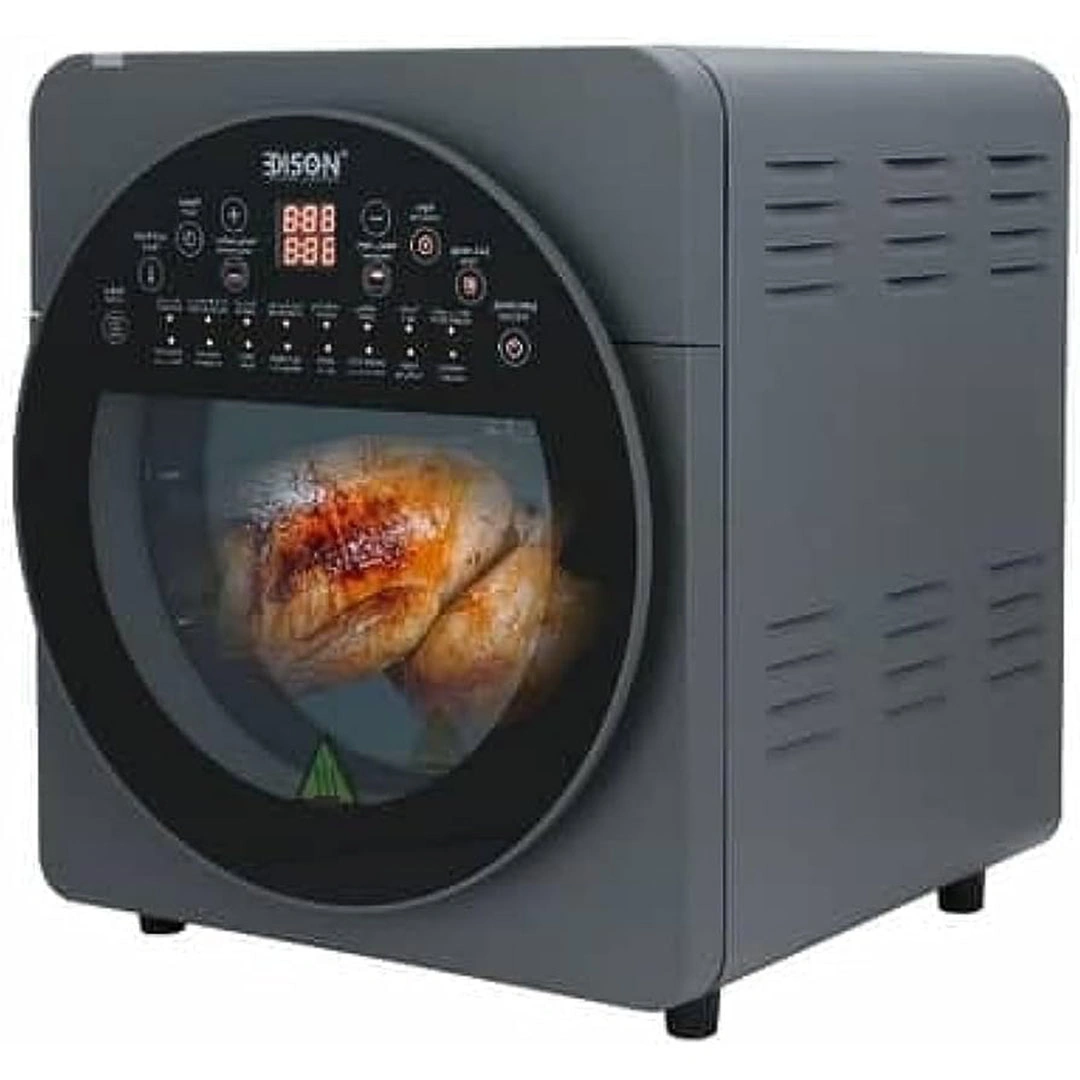 قلاية هوائية إيديسون - 14.5 لتر - رمادي