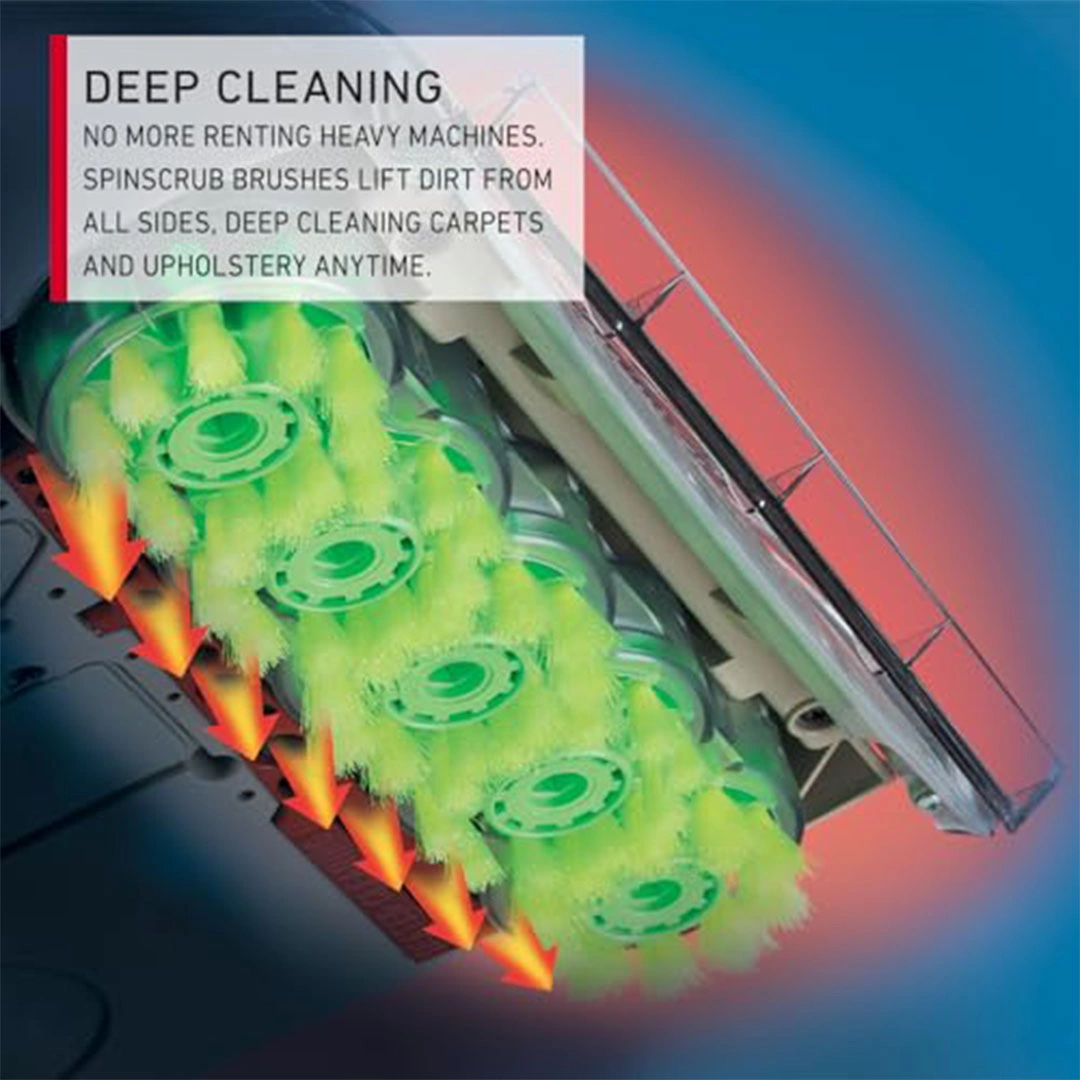 غسالة هوفر براش أند واش للسجاد والأرضيات الصلبة - رمادي - F5916