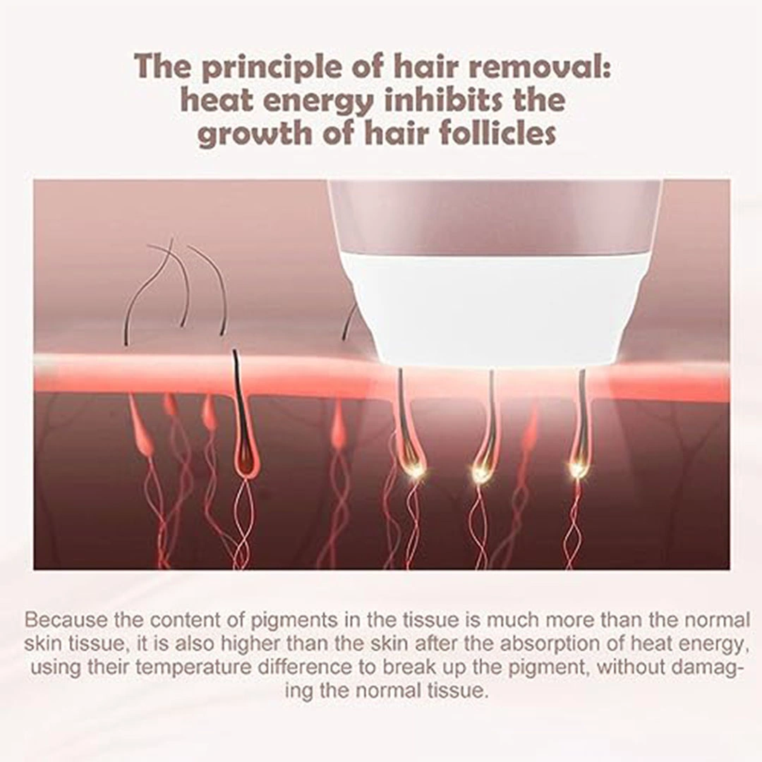 جهاز إزالة الشعر بالليزر للنساء مليT3 - بـ500,000 نبضة - أبيض/ذهبي