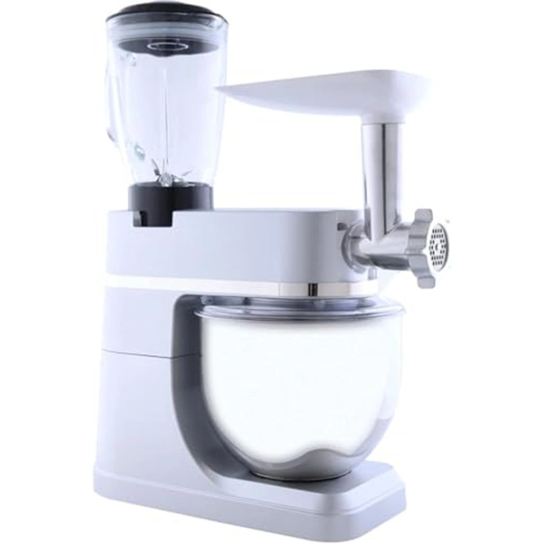 خلاط كهربائي جانو  5 في 1 - 1200 وات - 7 لتر فضي