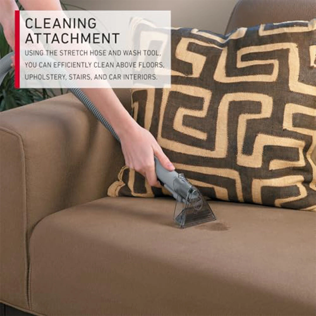 غسالة هوفر براش أند واش للسجاد والأرضيات الصلبة - رمادي - F5916