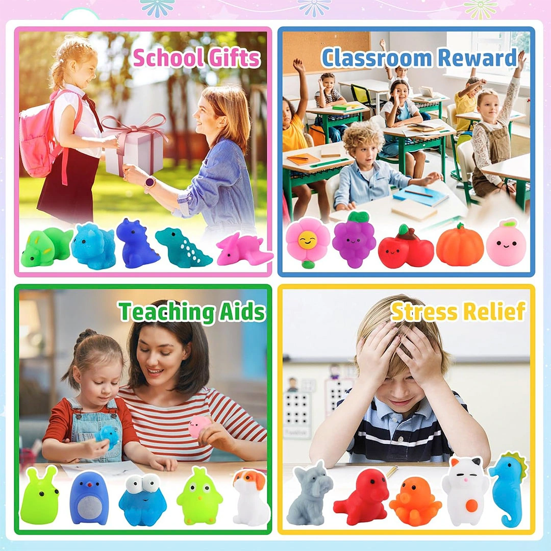 ألعاب موتشي سكوشي إسفنجية - 100 قطعة