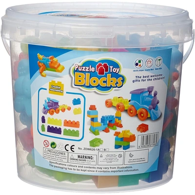 لعبة مكعبات بناء بشكل بازل