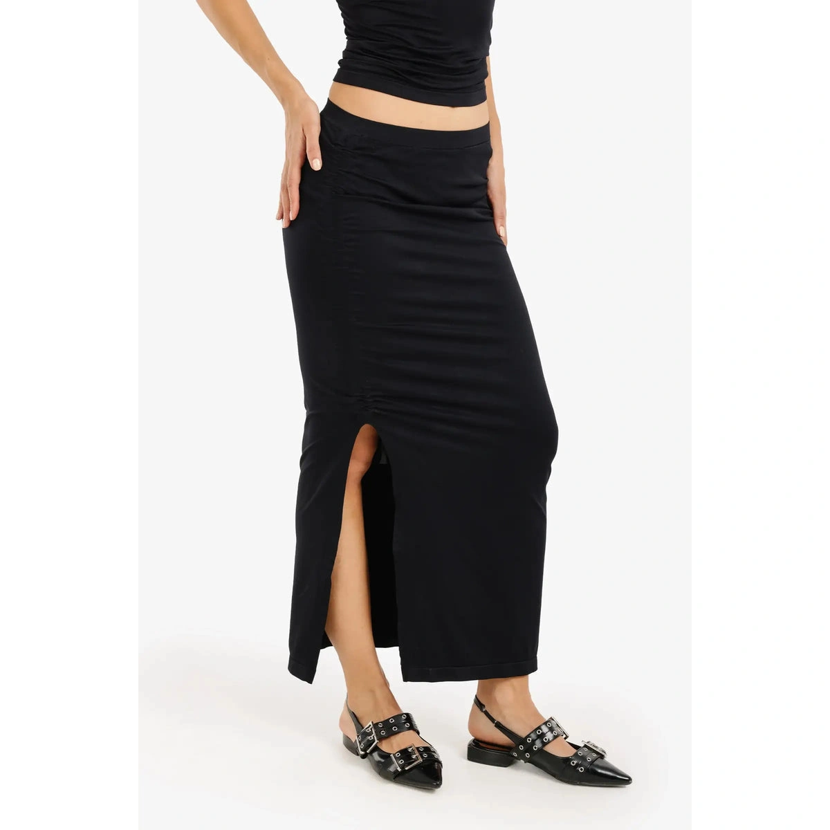 تنورة طويلة بفتحة جانبية من كارينا 58205