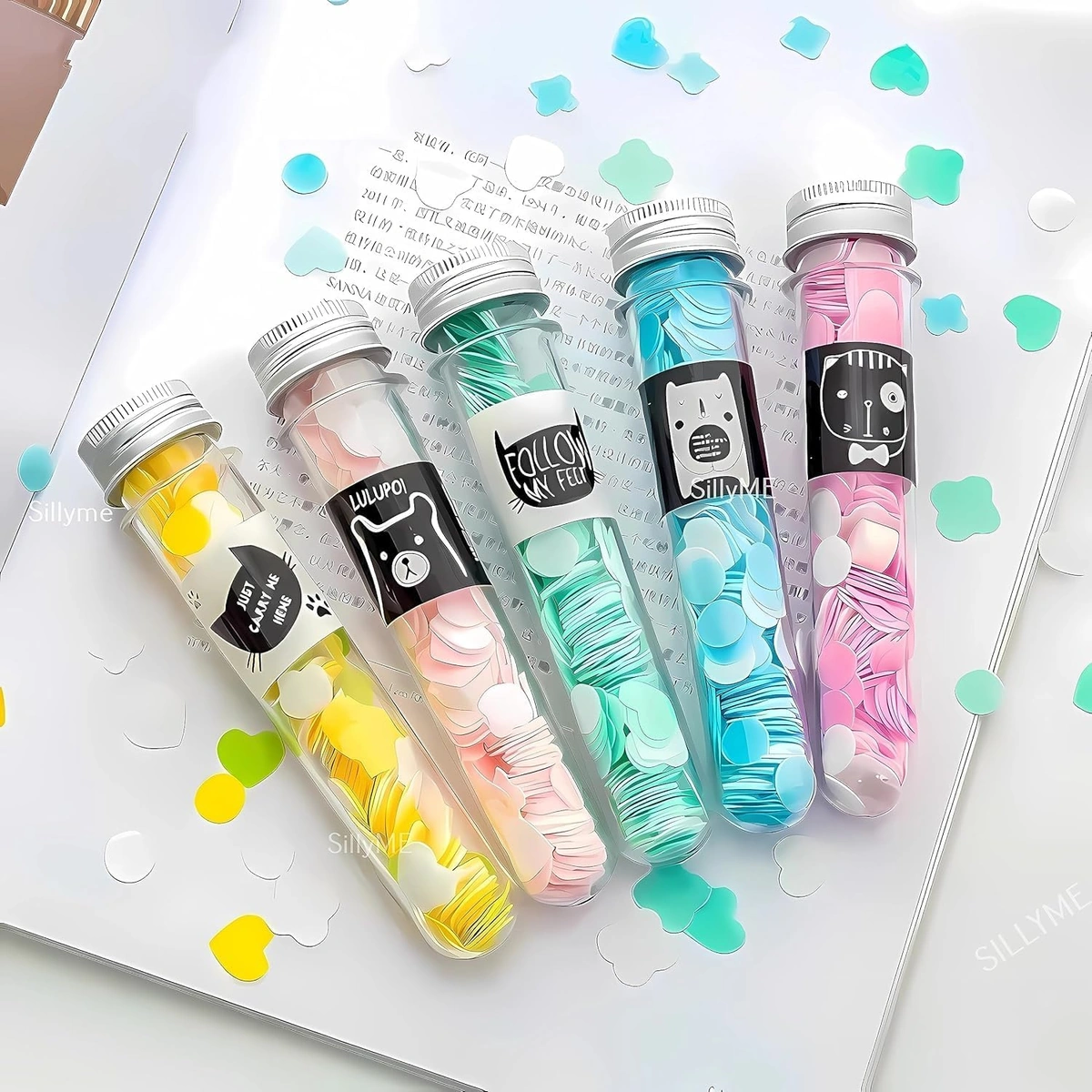 شرائح صابون ورقية معطرة داخل أنبوب - 14 سم