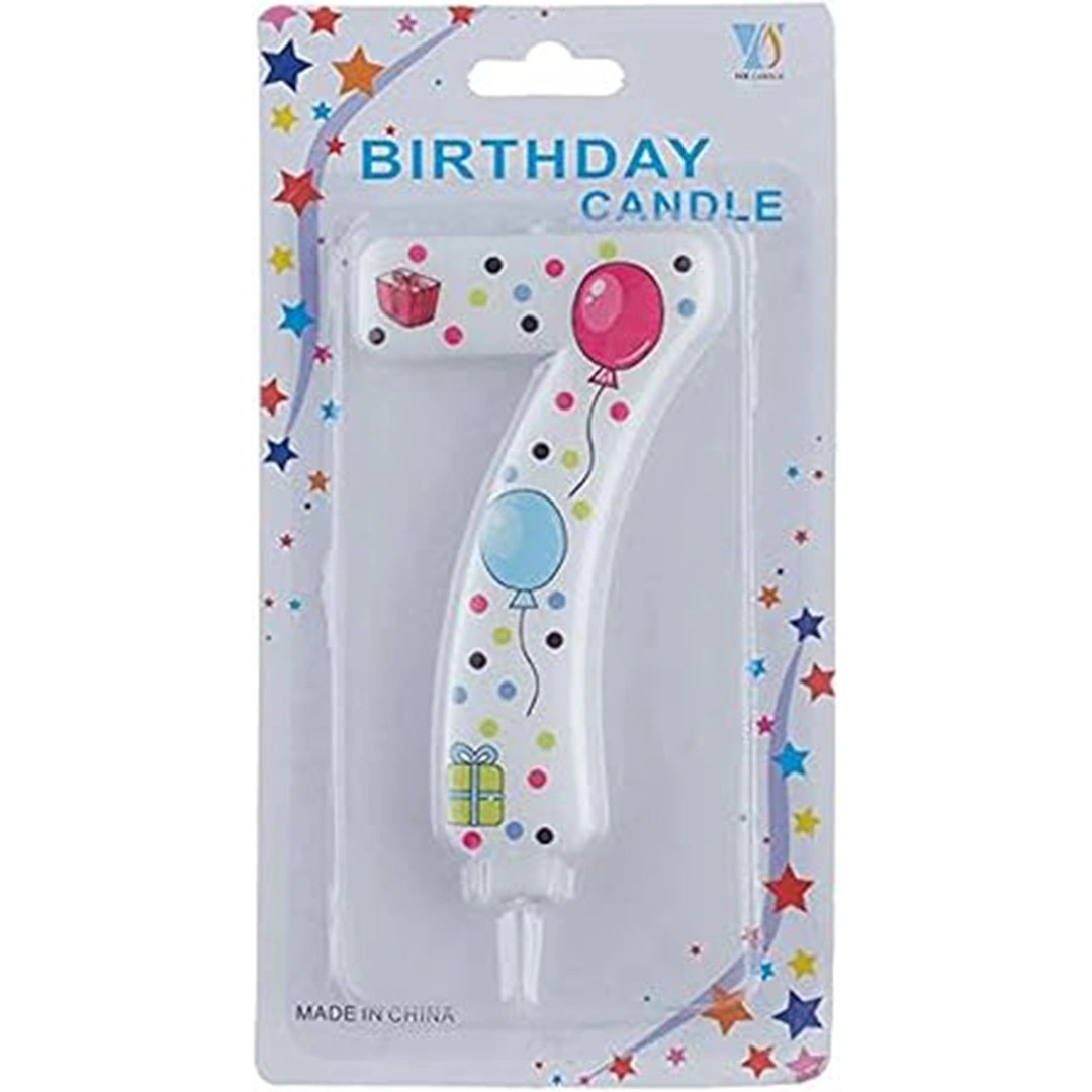 شمعة عيد ميلاد رقم 7