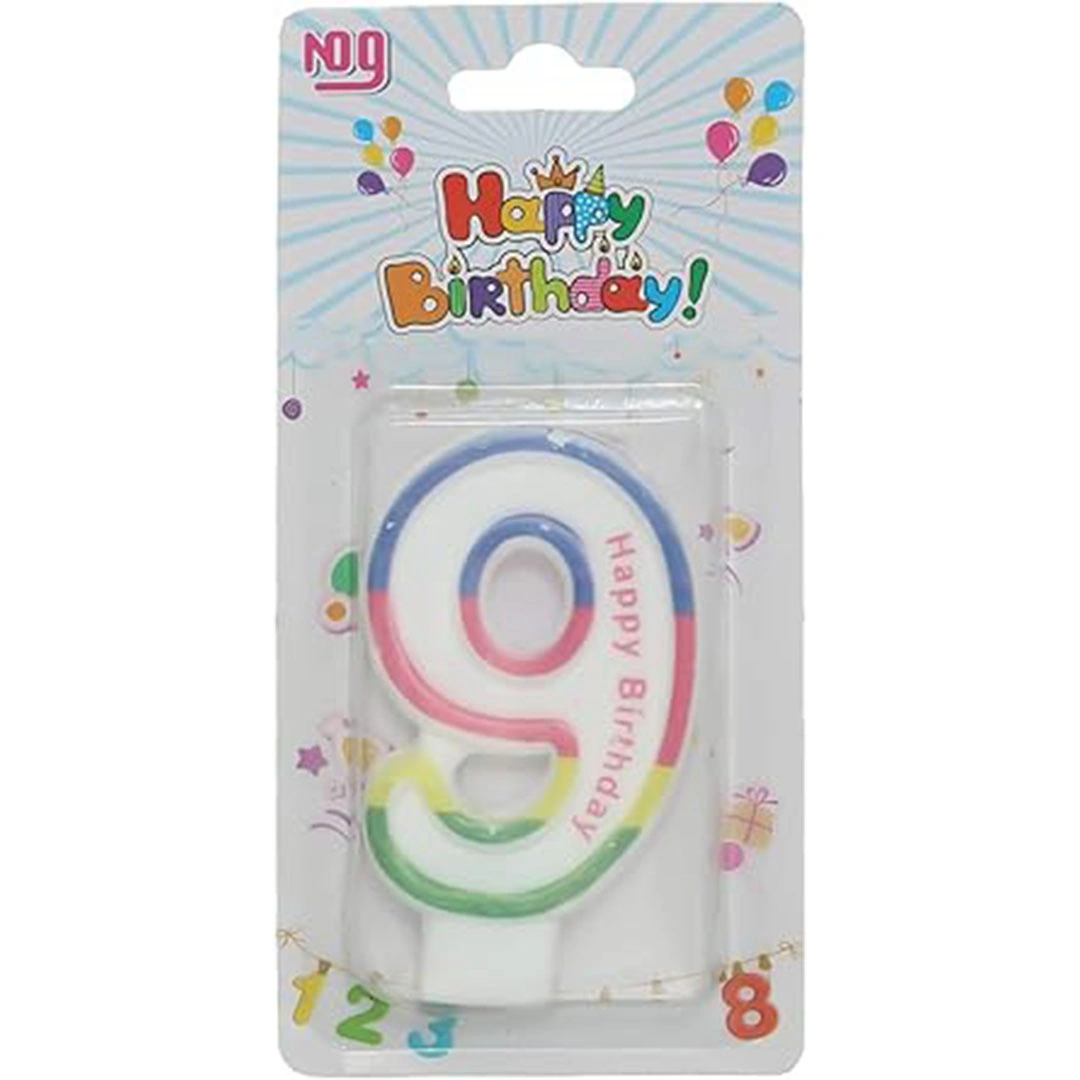 شمعة عيد ميلاد رقم 9