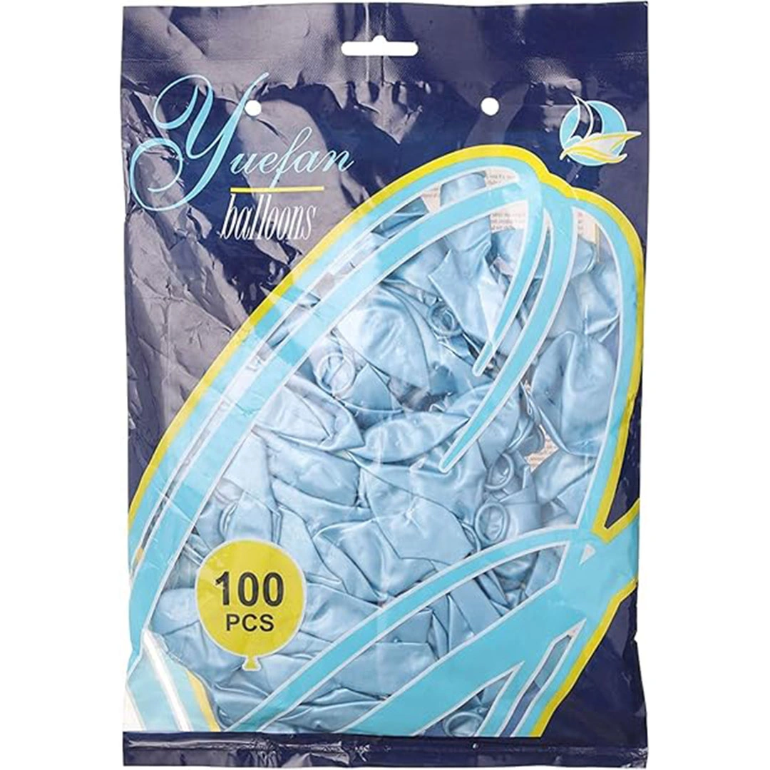 كيس بالونات 100 قطعة - أزرق
