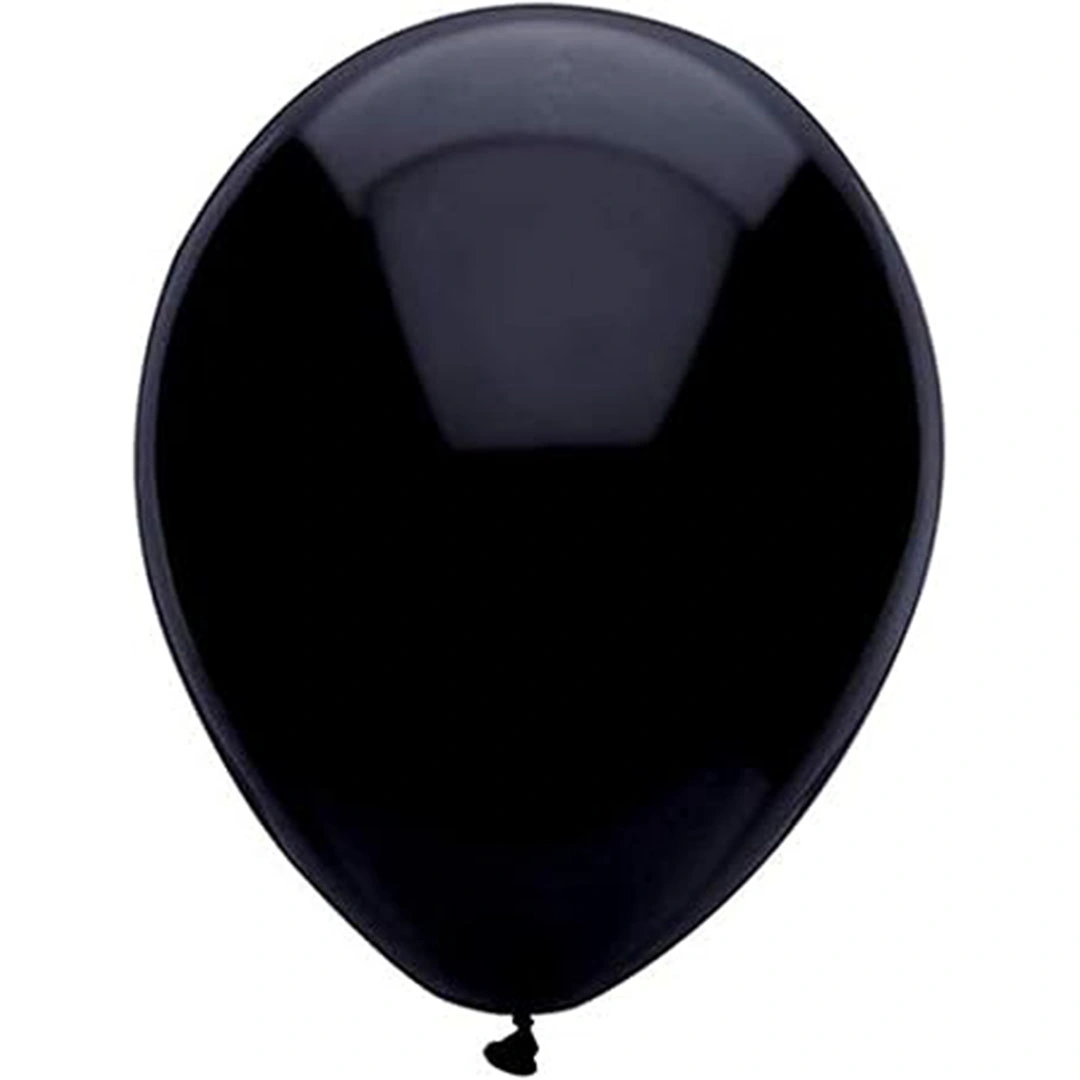 كيس بالونات 100 قطعة - أسود - PVC
