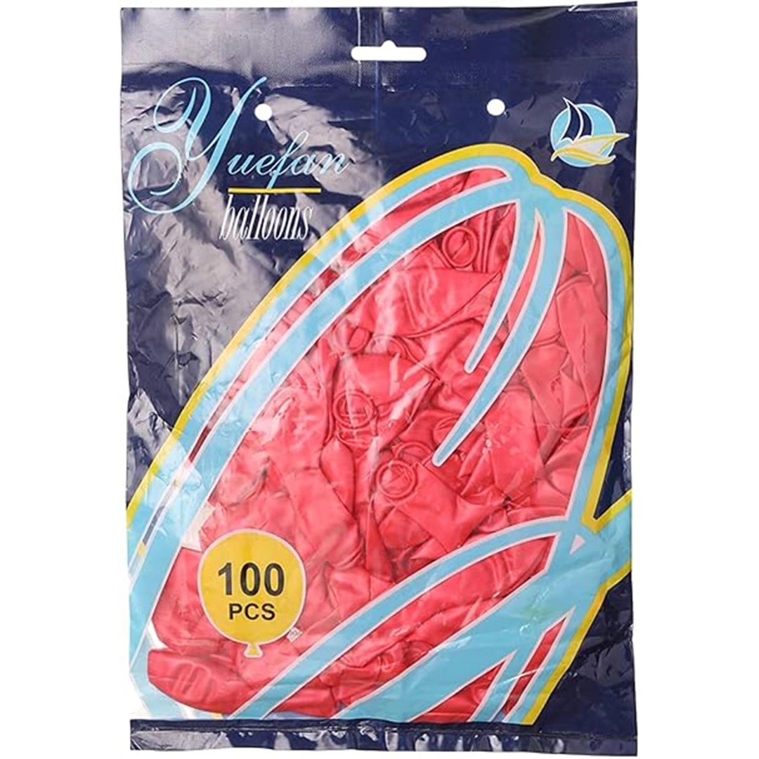 كيس بالونات 100 قطعة - وردي