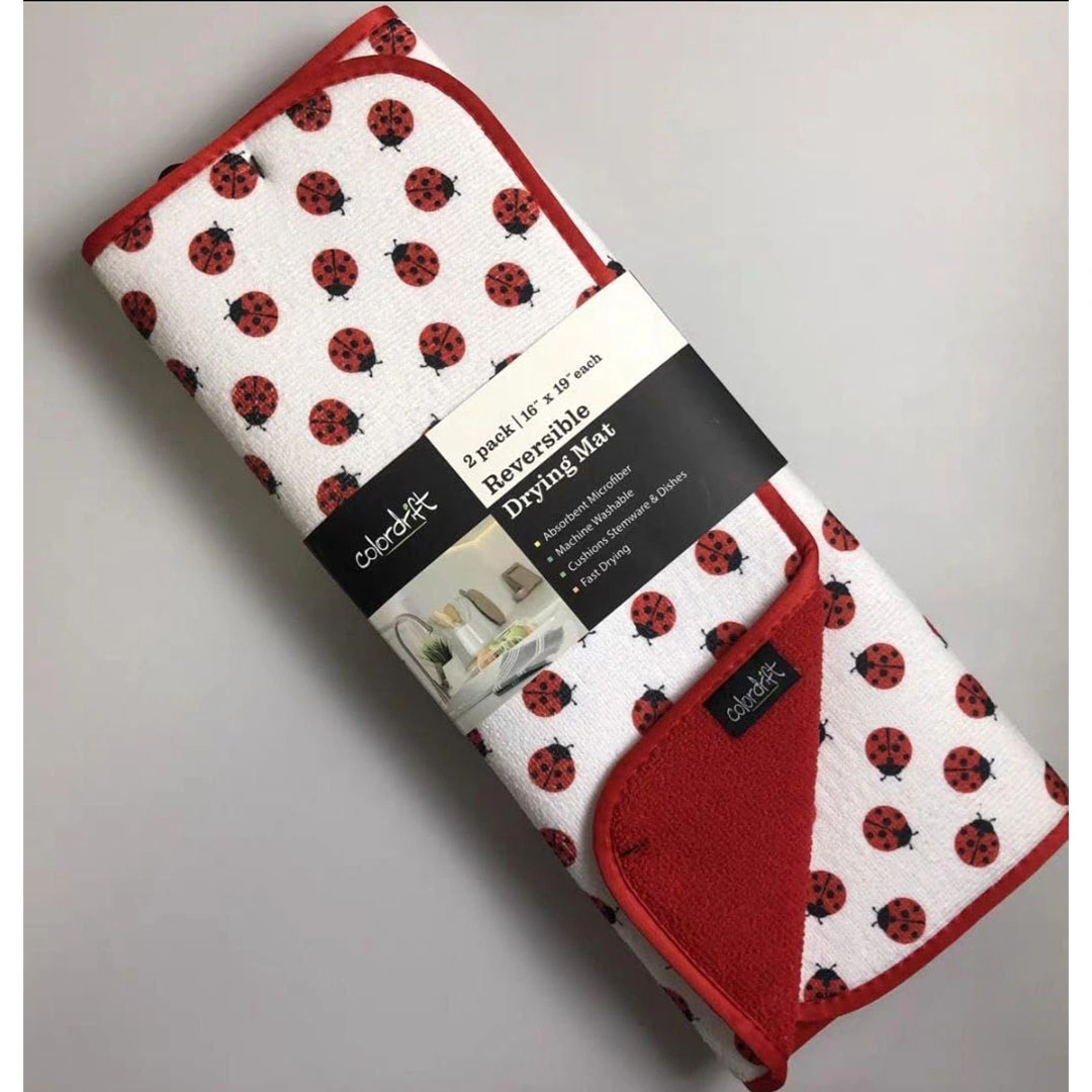 منشفة أطباق ألياف دقيقة للتجفيف السريع - شكل عشوائي