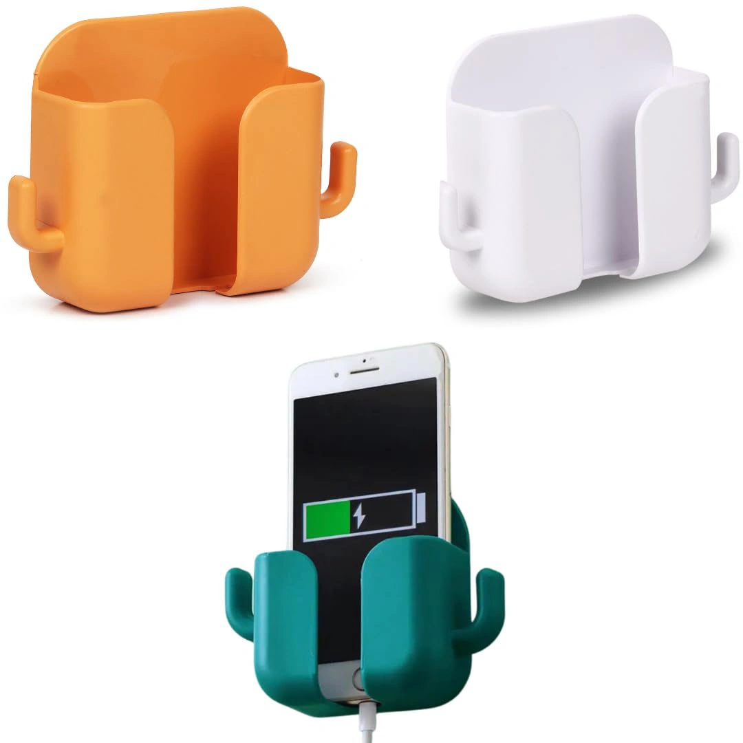 حامل حائط مع فتحة للشاحن - 3 قطع