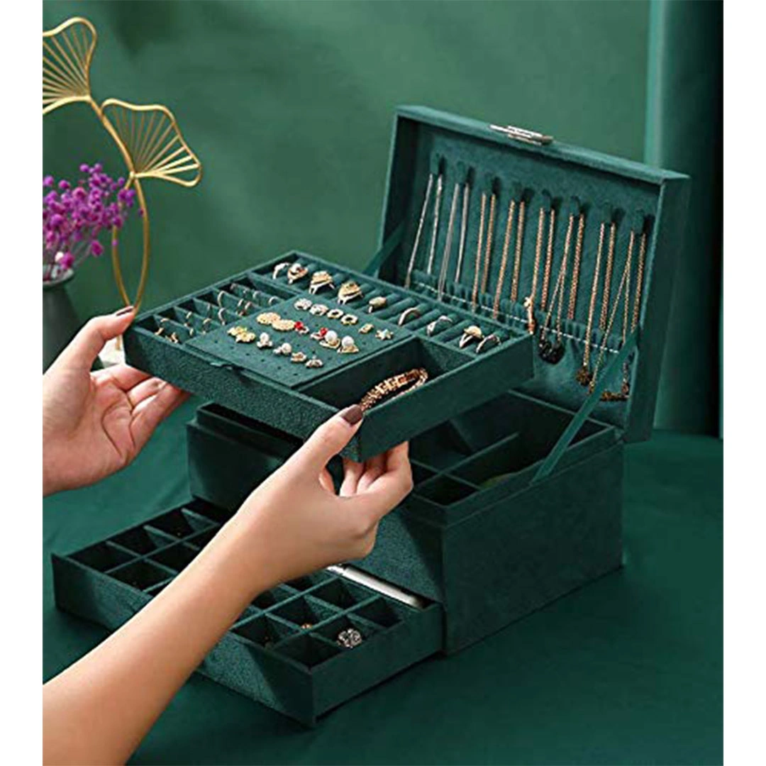 صندوق مجوهرات - أخضر