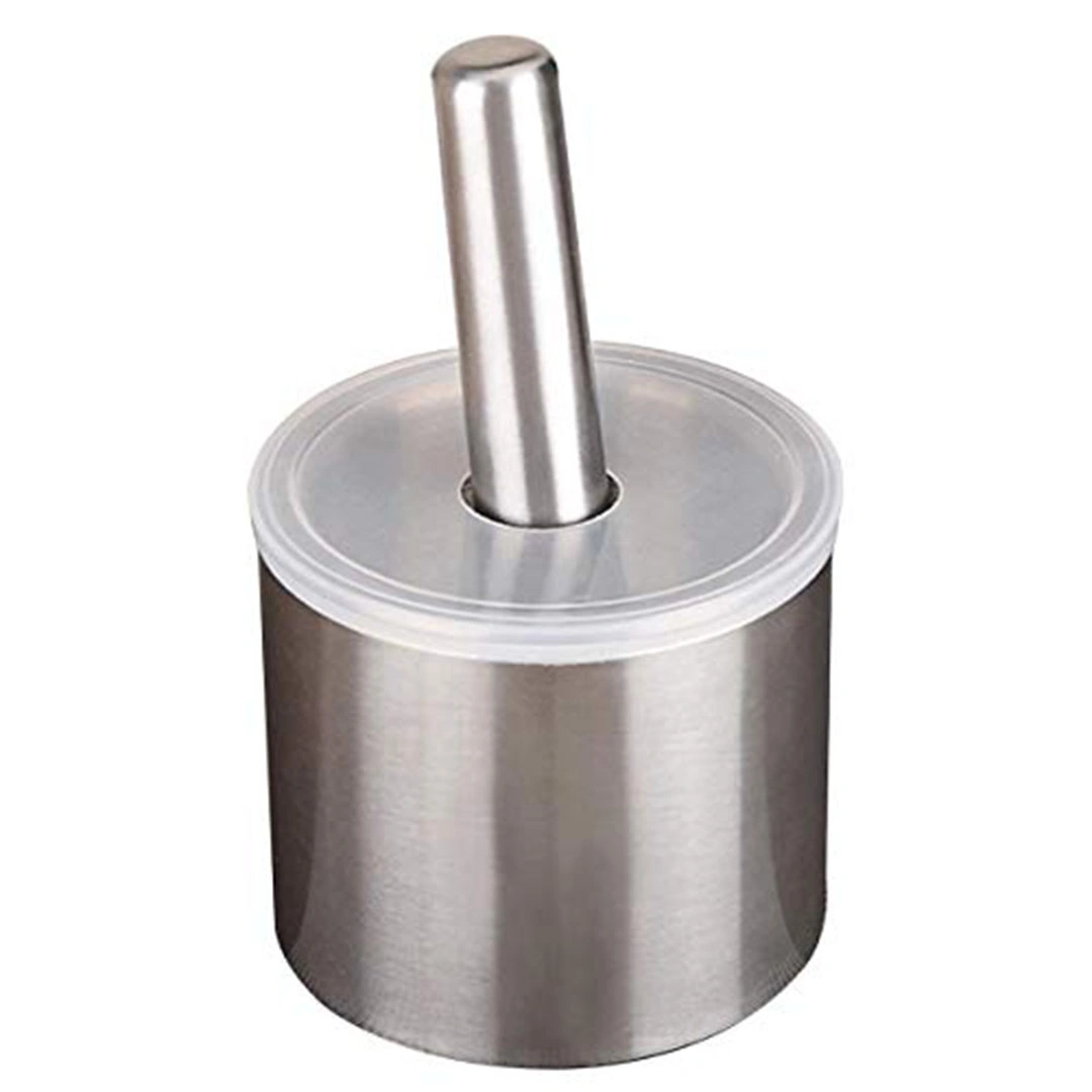 مجموعة هاون ومدقة من الستانلس ستيل - مجموعة كسارة حبوب