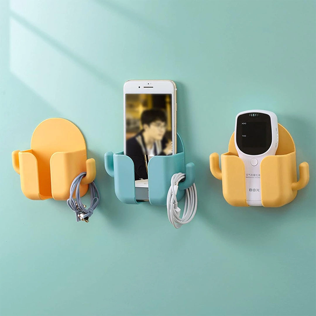 حامل حائط مع فتحة للشاحن - 3 قطع