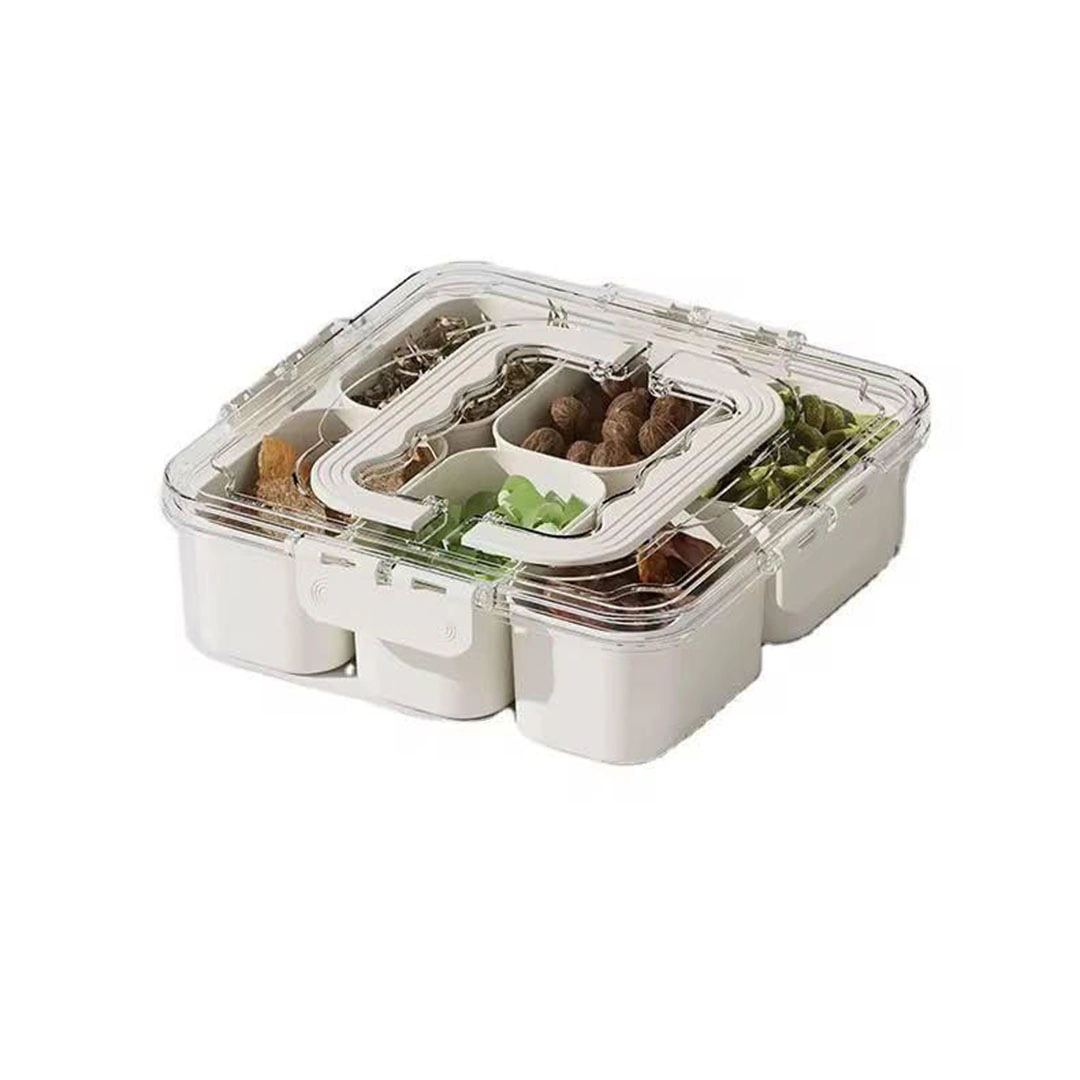 لانش بوكس مقسم - 6 أطباق مقسمة