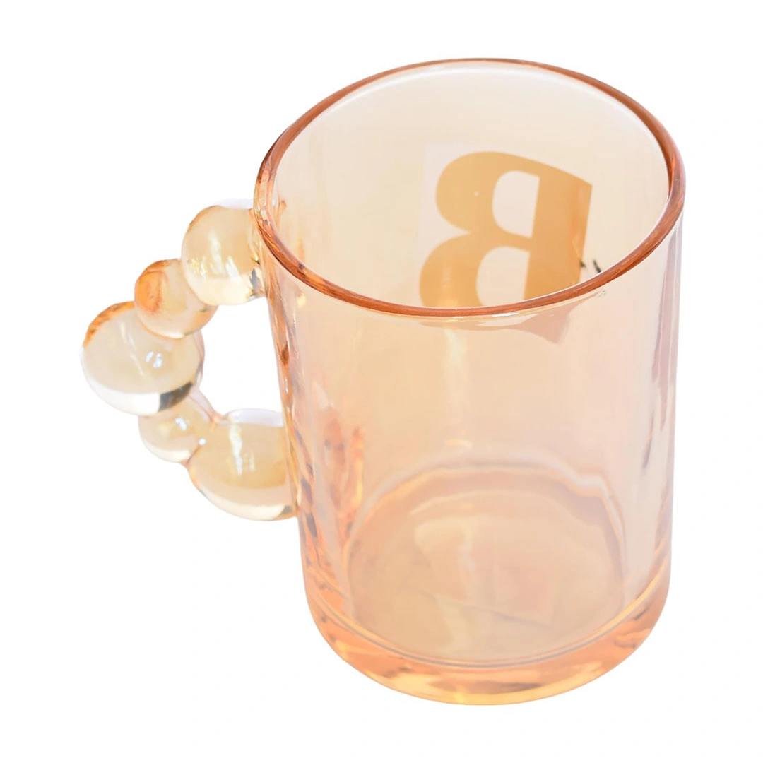كوب زجاجي شكل فقاعات حرف B- 250 مل