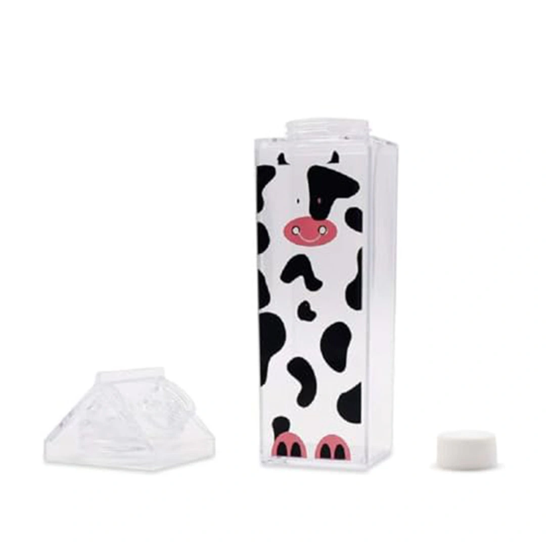 زجاجة مياه بلاستيكية مربعة - 500 مل