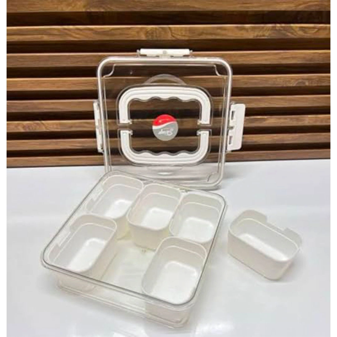 لانش بوكس مقسم - 6 أطباق مقسمة