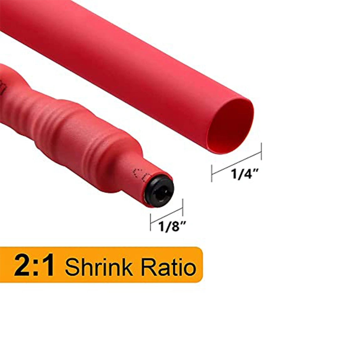 مجموعة انابيب تنكمش بالحرارة 2:1 مكونة من 164 قطعة جنزيدا