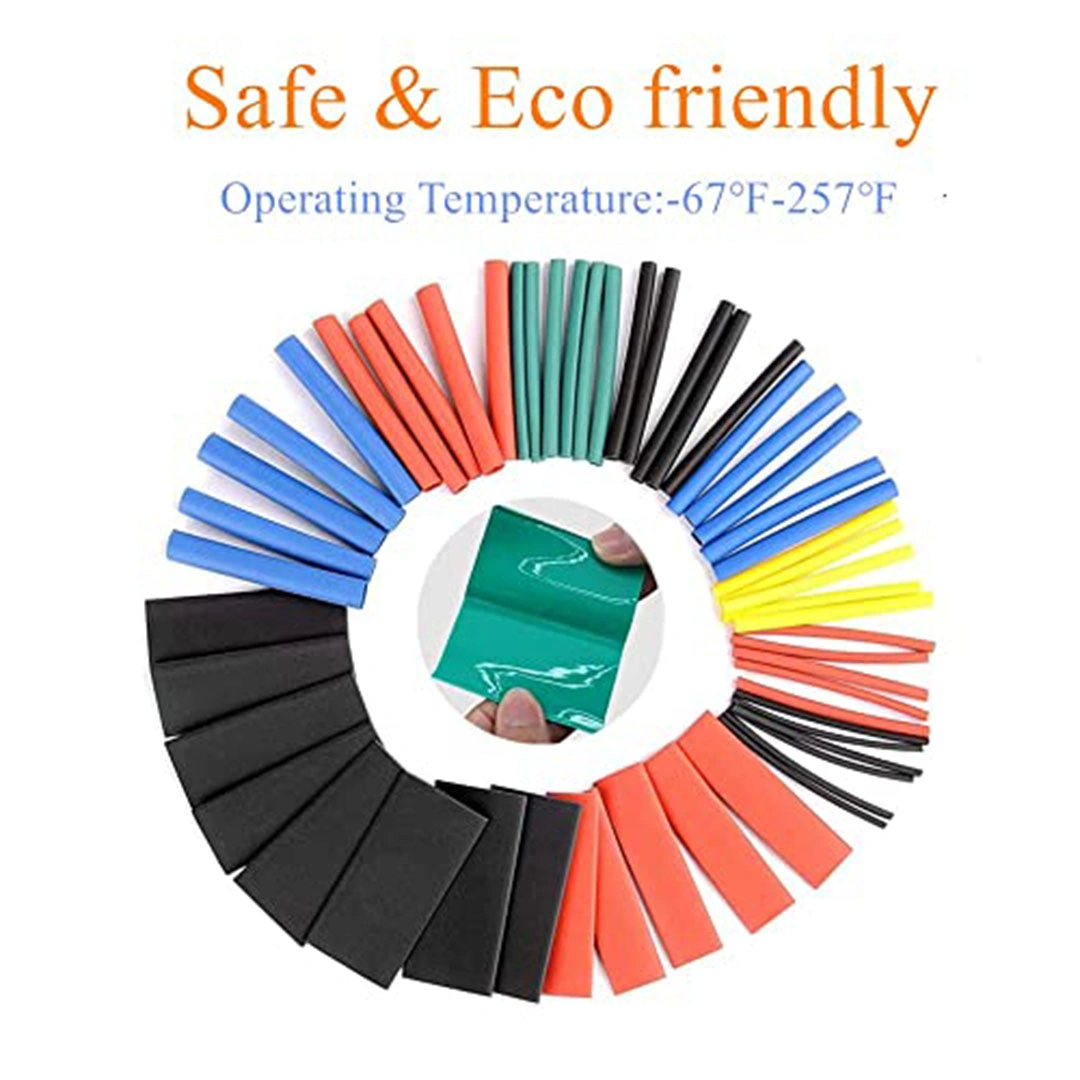 مجموعة انابيب تنكمش بالحرارة 2:1 مكونة من 164 قطعة جنزيدا