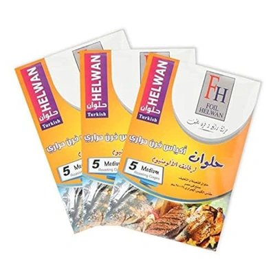 أكياس حرارية للفرن - 3 قطع × 5 - وسط