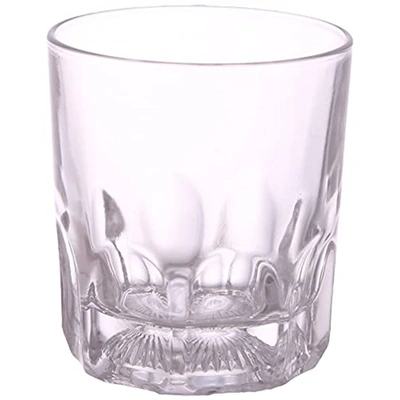 طقم اكواب زجاجي صغير - 6 قطع - 210 مل