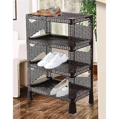 منظم أحذية من الوطنية 4 دور - بني