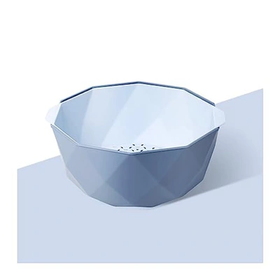 سلة و مصفاة الفواكه - أزرق