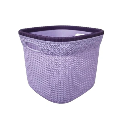 سبت غسيل بتصميم شبكي من الوطنية - بنفسجي