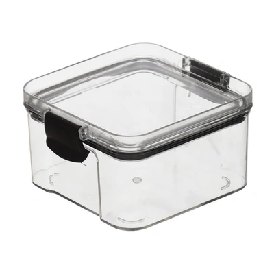 علبة أكريليك بغطاء محكم الغلق - 460 مل - شفاف