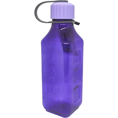 زجاجة مياه مع حزام - لون ارجواني - 800 مل