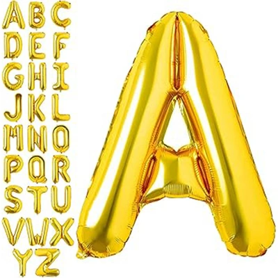 بالون حفلات حرف A - 32 إنش - ذهبي