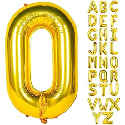 بالون حفلات حرف O - 32 إنش - ذهبي