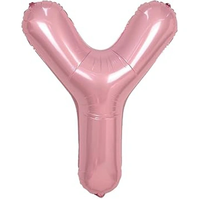 بالون 40 انش - مايلر هيليوم - حرف Y - زهري