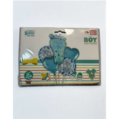 بلالين هيليوم للسبوع - ولد - 5 قطع - متعدد الالوان - RAM16-010