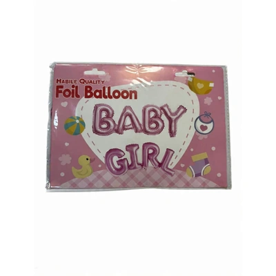 بالونات فويل للسبوع - بنت - 2 قطعة - بينك - RAM16-215