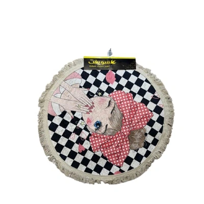 سجادة مدوره صغيرة - 80 سم - متعدد الالوان - RAMT13-009