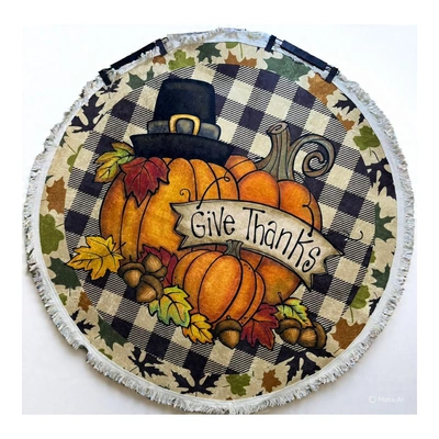 سجادة مدوره كبيره - 150 سم - متعدد الالوان - RAMT13-018