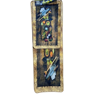 سجادة مطبخ كبيرة - 2 قطعة - متعدد الالوان - RAMT13-113