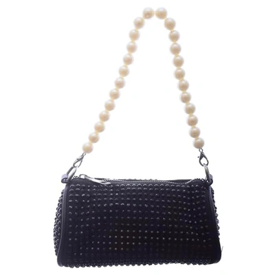 شنطة كروس شمواه للنساء ستراس - أسود - RM 122