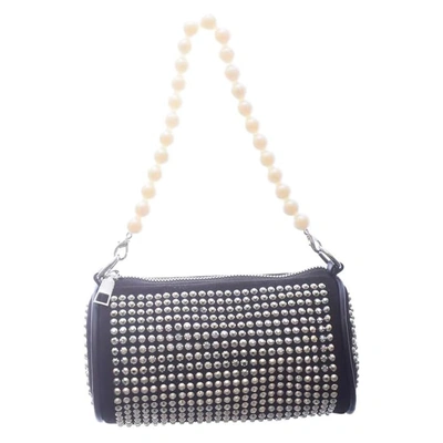 شنطة كروس شمواه للنساء ستراس - أسود/فضي - RM 132