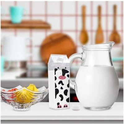 زجاجة مياه بلاستيكية مربعة - 500 مل