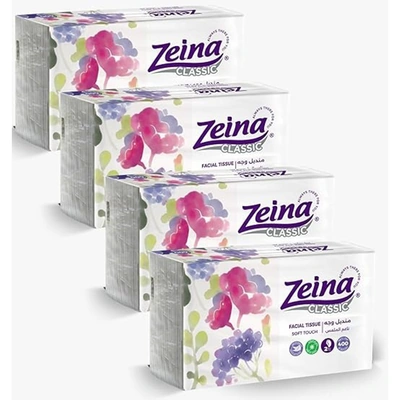 زينه مالتي باك كلاسيك - 400 منديل - 4 قطع