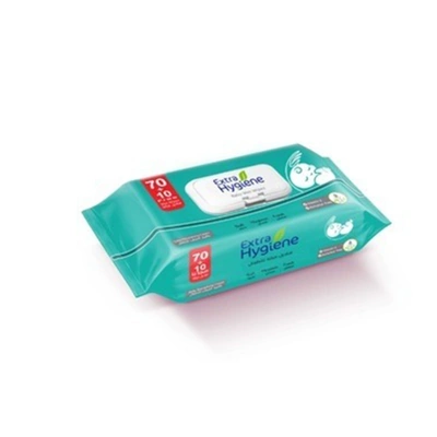 مناديل مبللة هايجين بالكريم المرطب - 70+10 منديل