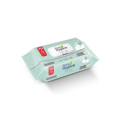 مناديل مبللة هايجين بالالوفيرا - 70+10 منديل