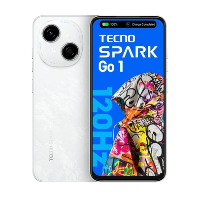 تكنو Spark Go1 - شريحتين - 64/3 جيجا - 3G - أبيض